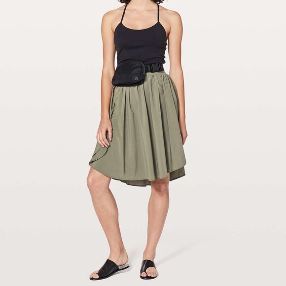 Lululemon The Everyday Skirt Sage Green 8 / M - Picture 4 of 5